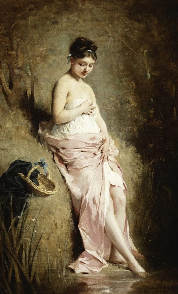 Charles Joshua Chaplin - La bagnante